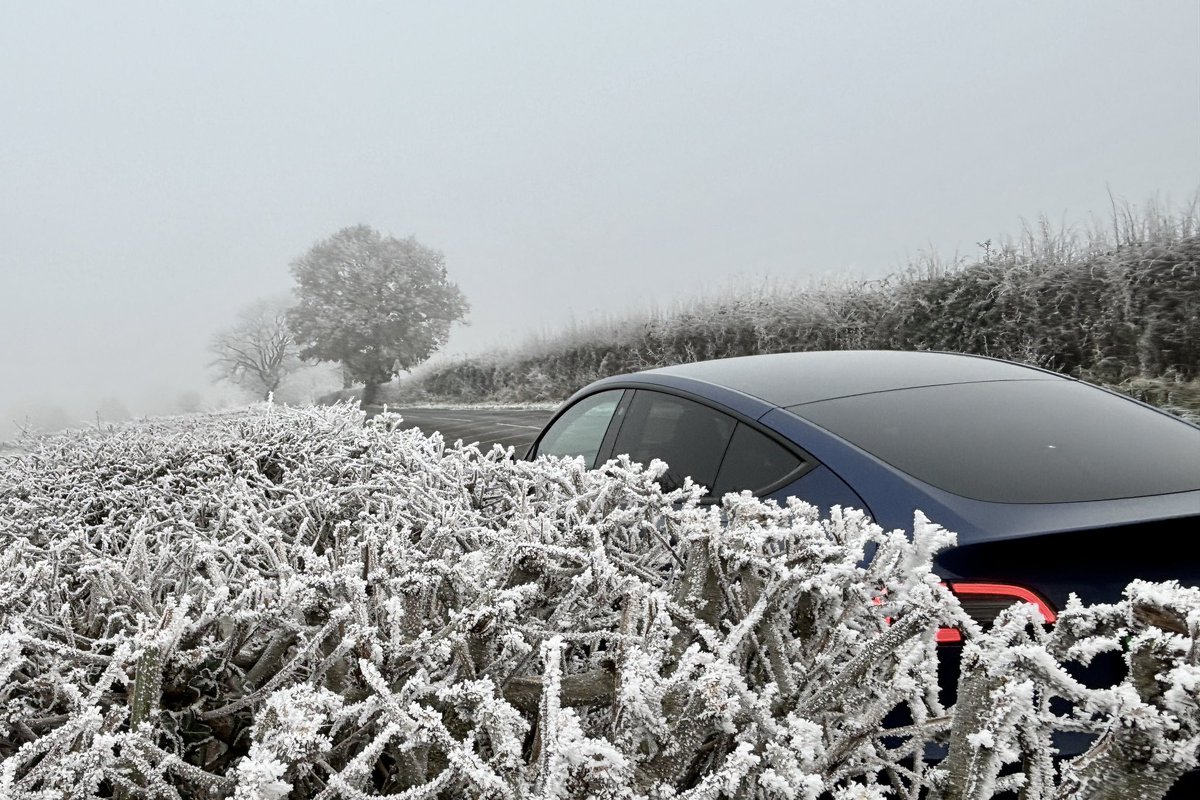 Y__Tesla's tweet image. Having fun driving around the frosty countryside.

@tesla

#tesla #teslamodely #tesladesign #teslaroadtrip #winter #countryside