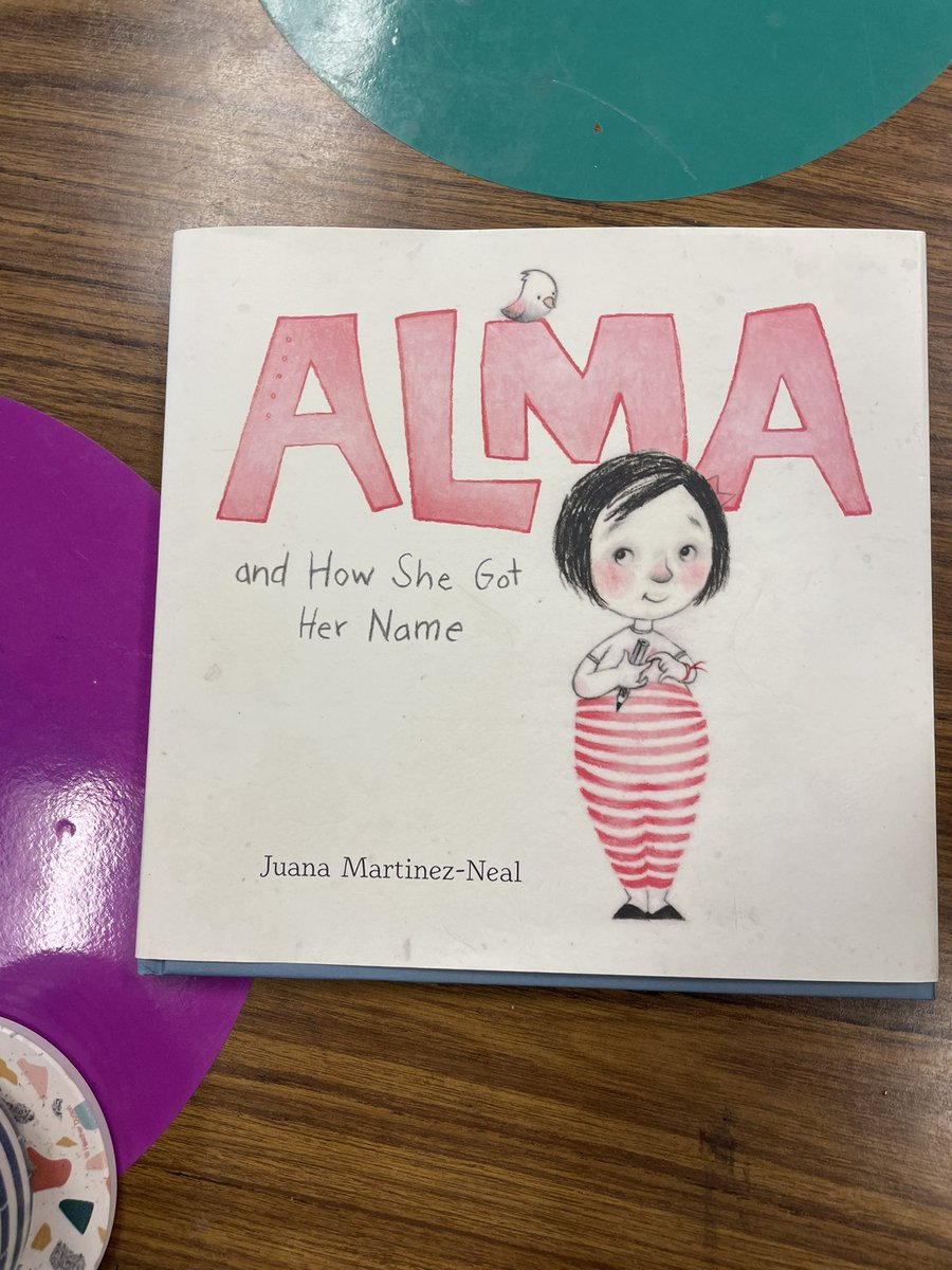 We read one of my favorite books yesterday and then talked about the importance of appreciating our own names! Then we decorated name plates. :) I hope my kids are always proud of their names and remember that they are unique!
