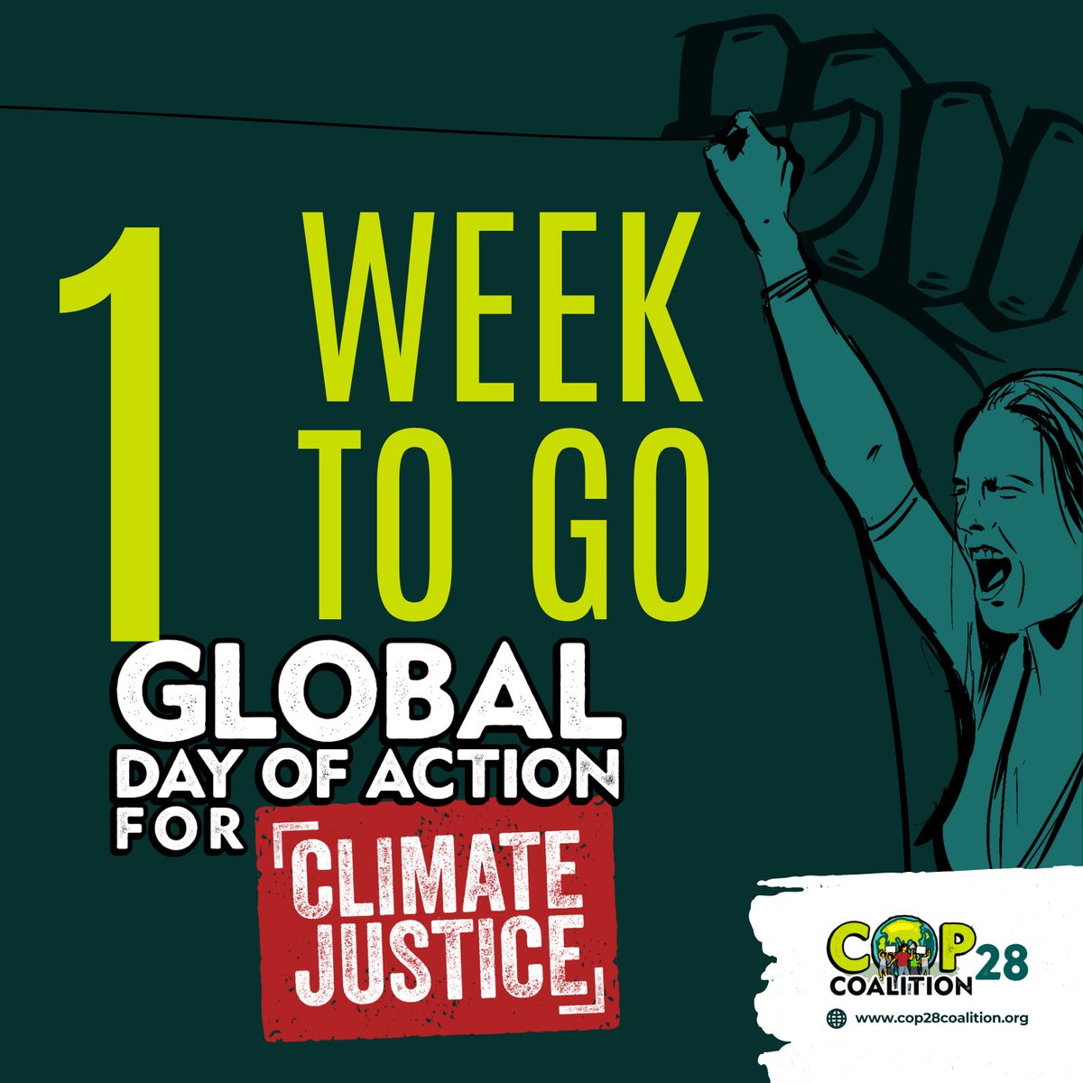#Fight4ClimateJustice #systemschange

#NowWeRise – Bournemouth COP28 Day of Action - is only 1 week away!

Assemble with us at Bournemouth Pier Approach on December 9th from 11am. At midday we'll march to demand climate justice!

fb.me/e/61qg2WhRt