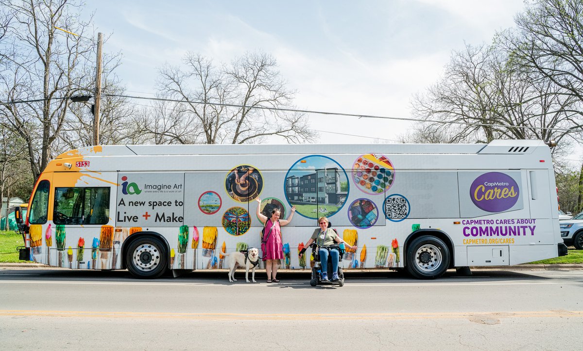 Through the #CapMetroCares💜 program, we leverage unused ad space on our vehicles to promote the mission of local non-profits. 

More info & application: capmetro.org/community-enga…