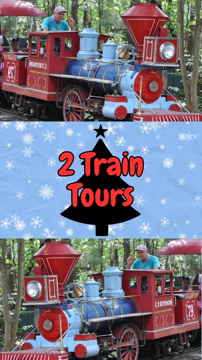 On the second day of Christmas, my true love gave to me Two Train Tours and
A Season Pass to Lake Winnie.

secure.interactiveticketing.com/1.39/19e73c/#/…