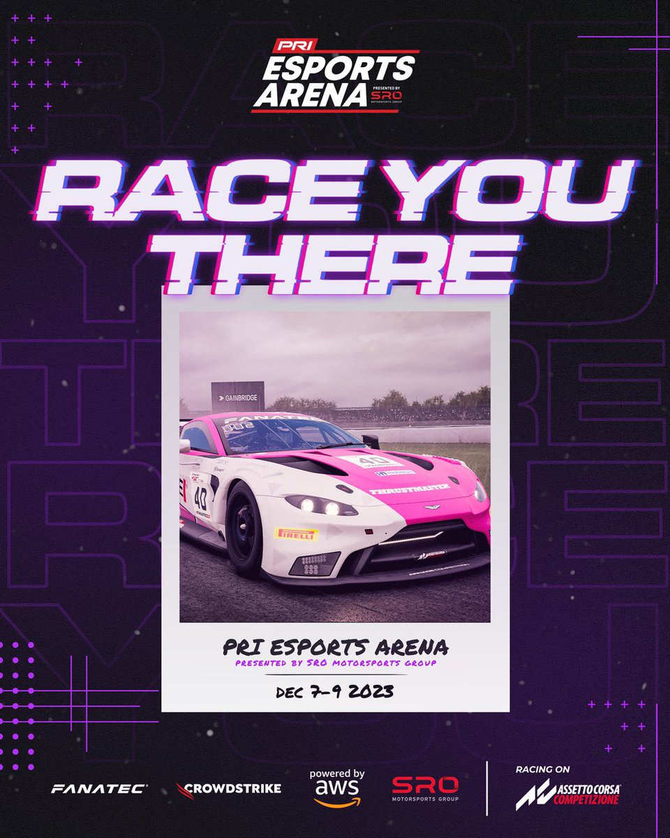 Next week @THR_Flipmode is traveling to Indianapolis to compete in a @gtworldcham SRO esports invitational event. It takes place during the @prishow at Lucas Oil Stadium.  Stay tuned, we will share details on how to watch the racing action! 

#WeAreTHR | #ACC | #SROesports