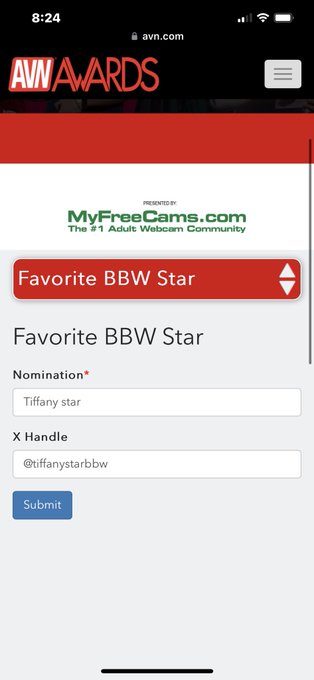 Please vote for me for favorite bbw star https://t.co/VdIh7aZQ7z https://t.co/0sTAAgMEgq