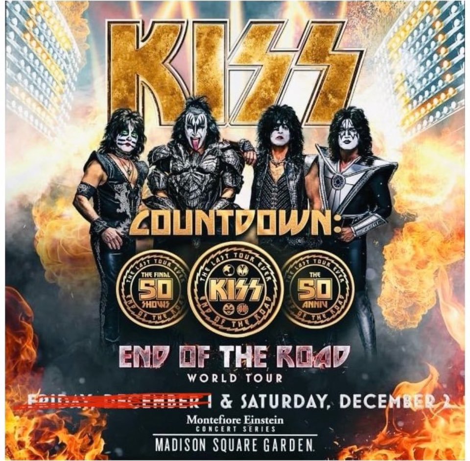 Today is the day last KISS show!! Who’s watching?