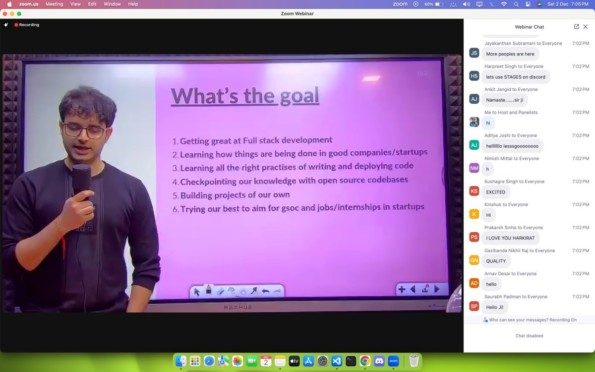shubhcodes's tweet image. Just had an eye-opening orientation session with @kirat_tw on day one of our cohort! Feeling pumped to start this coding adventure and explore the exciting world of programming. Let the coding odyssey commence! 🌟💻 #ProgrammingAdventure #NewChapter #100xDevs #100DaysOfCode