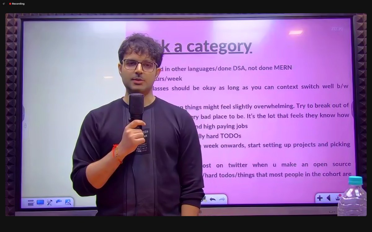 shubhcodes's tweet image. Just had an eye-opening orientation session with @kirat_tw on day one of our cohort! Feeling pumped to start this coding adventure and explore the exciting world of programming. Let the coding odyssey commence! 🌟💻 #ProgrammingAdventure #NewChapter #100xDevs #100DaysOfCode