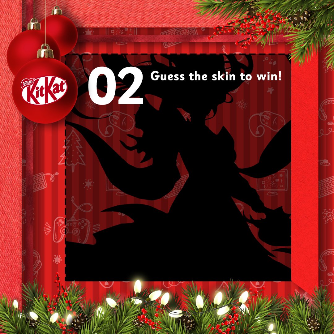 KITKATGaming's tweet image. ✨ Advent Calendar - Day 2 ✨

Have a break and test your League expertise - which champ/skin is hiding here? 🤔

To participate:
➡️ Follow @kitkatgaming
➡️ Like this post
➡️ Comment your answer