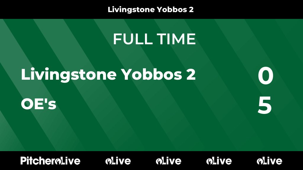FULL TIME: Livingstone Yobbos 2 0 - 5 OE's #LIVOES #Pitchero pitchero.com/clubs/guernsey…