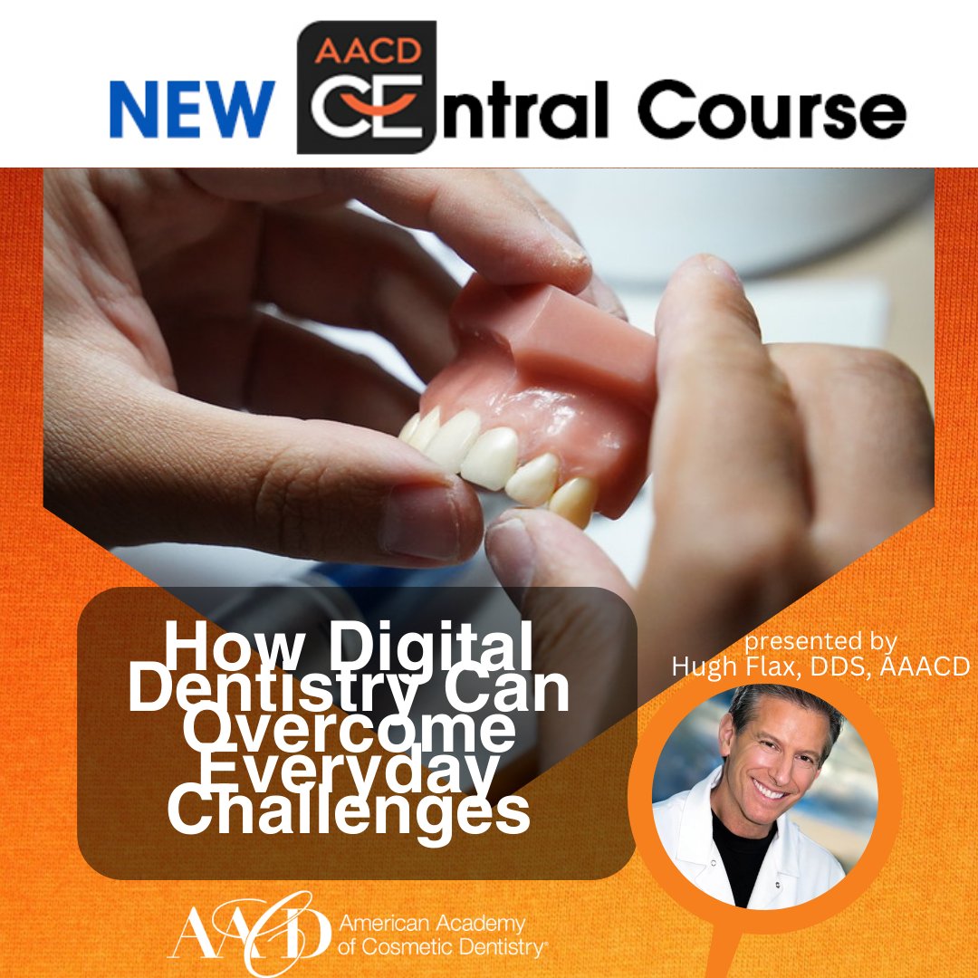 TheAACD's tweet photo. πIn this exclusive course, AACD members learn how incorporating digital technology can revolutionize your practice and benefit both you and your patients. π―Elevate your dentistry skills and enhance patient satisfaction! #DigitalDentistry #EnhanceYourPractice #PatientEngagement https://t.co/O4vj2L3kF8