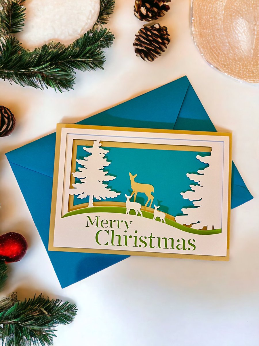 Christmas cards available! 
Want it personalised? Get in touch 

#madewithcricut 
#theresagetscrafty #cricutcrafts #cricutmade #cricut #cricutmaker #cricutcreations #cricutdesignspace #cricutlife #makersgonnamake #crafts #cricutlove #cricutprojects