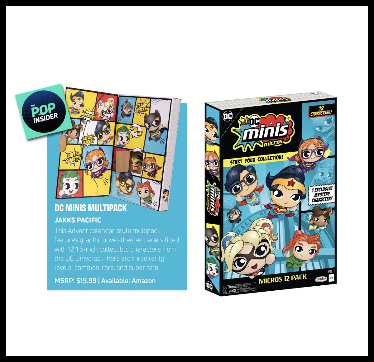 We are proud to announce that Jakks' DC Minis Micros Multipack has been chosen as a Best Gift for Next-Gen Fans in @‌thepopinsider's 2023 Holiday Gift Guide! #DC #DCMinis #Micros #PopInsider #holidaygiftguide #giftguide #topgift #bestgift #2023holidaygiftguide #toys
