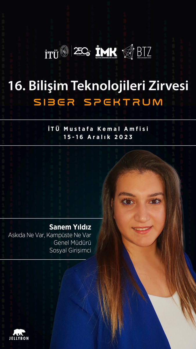 Askıda Ne Var ve Kampüste Ne Var Genel Müdürü, Sosyal Girişimci Sanem Yıldız 16. Bilişim Teknolojileri Zirvesi'nde bizlerle olacak.🎉

🖇️Kaçırmamak için kayıt olmayı unutma!
Kayıt için: btz.org.tr