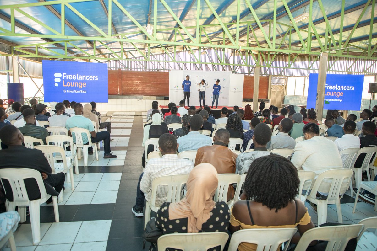 FLXAfrica's tweet photo. #DevFest2023 by @GDGKampala is happening now at @iuea_uganda 

We are excited to give a chance to participants to know and enjoy the opportunities available at the Freelancers Lounge by @TheVillageUG.

If you're Attending,  pass by our table to be part of our community. https://t.co/3U2D062Rxt