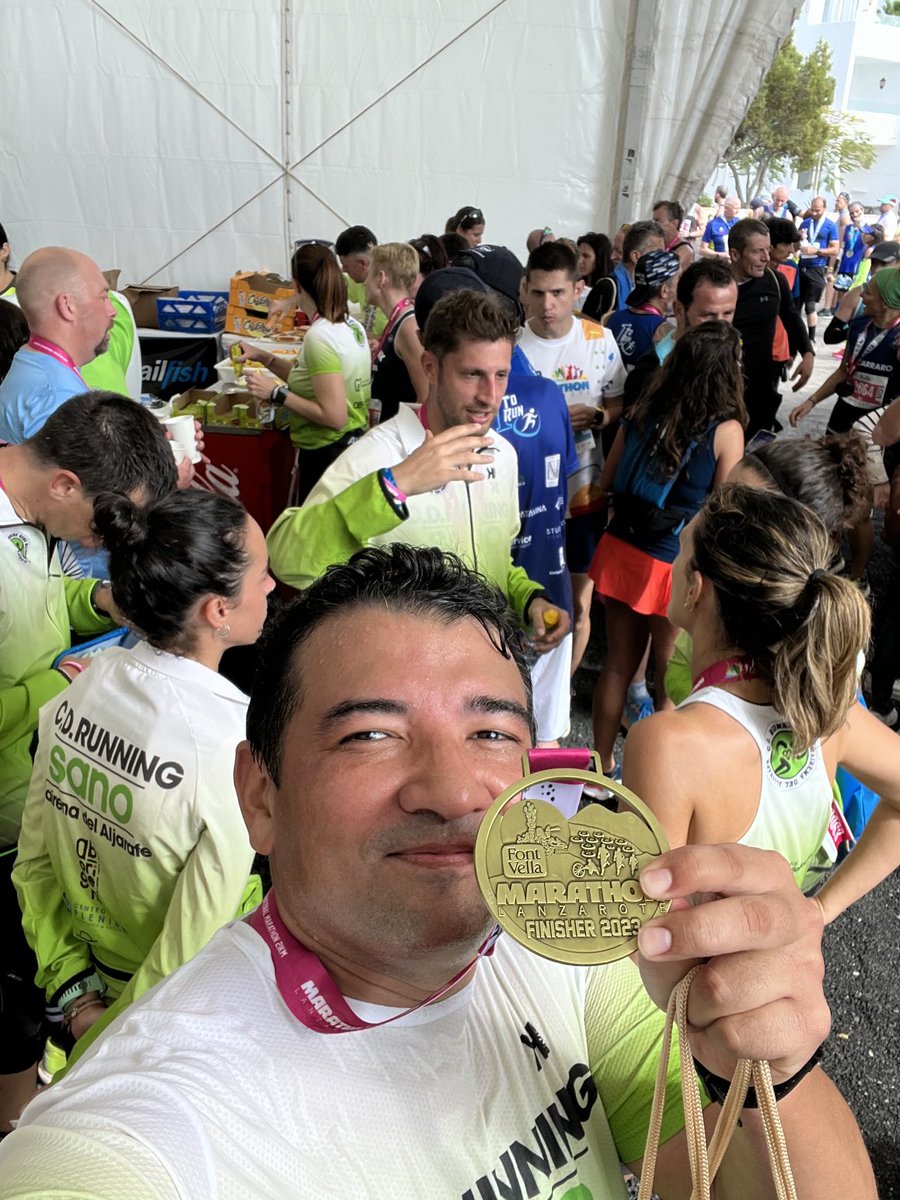 oseas's tweet photo. Media maratón de Lanzarote 2023 finiquitado!!! https://t.co/pHxvwufLKv