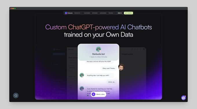 thebinarybot's tweet photo. 1. Botsonic
Botsonicai is your custom AI Chatbot trained on your own data that leverages generative AI models like GPT-4 to provide secure, precise responses.
Checkout out #Botsonicai from #writesonicAi by visiting: https://t.co/I0HF858e6a https://t.co/yydy4hrUdR