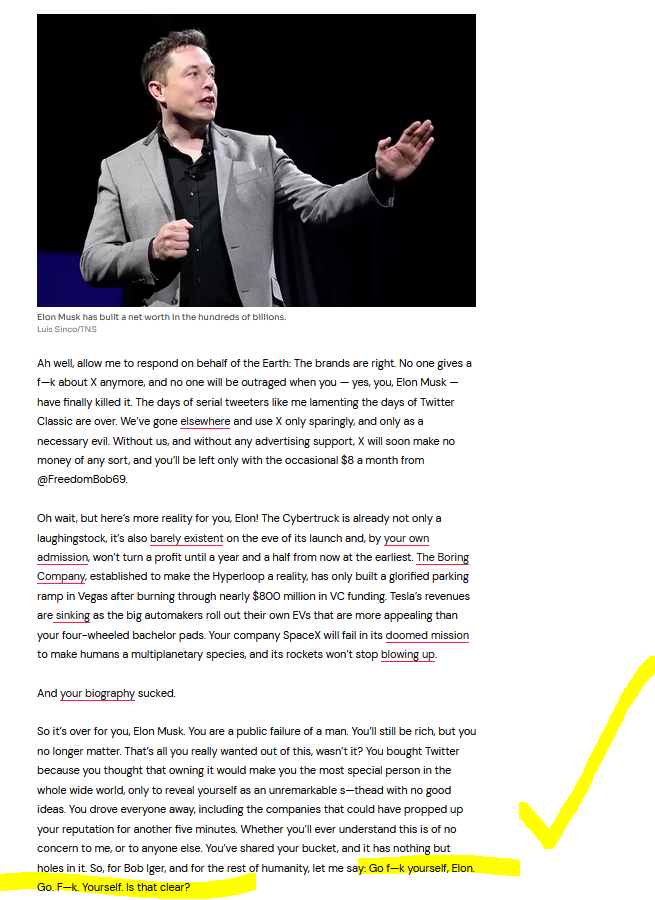 Robert46989257's tweet photo. E. Musk is a high probability suicide candidate. not joking. complete failure as a person. and even more a failure as a businessman. 5Y or 15Y. He knows he is a loser. and soon everyone will know
$TSLA $NVDA #GenerationalOpportunity
#tether #binance #bitcoin4Life #btc #fraud https://t.co/aBTmVjNo7y