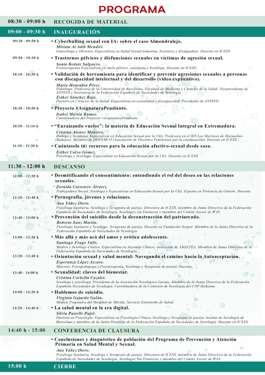 Instituto Clínico Extremeño de Sexología ⦿ ICEXS tweet media