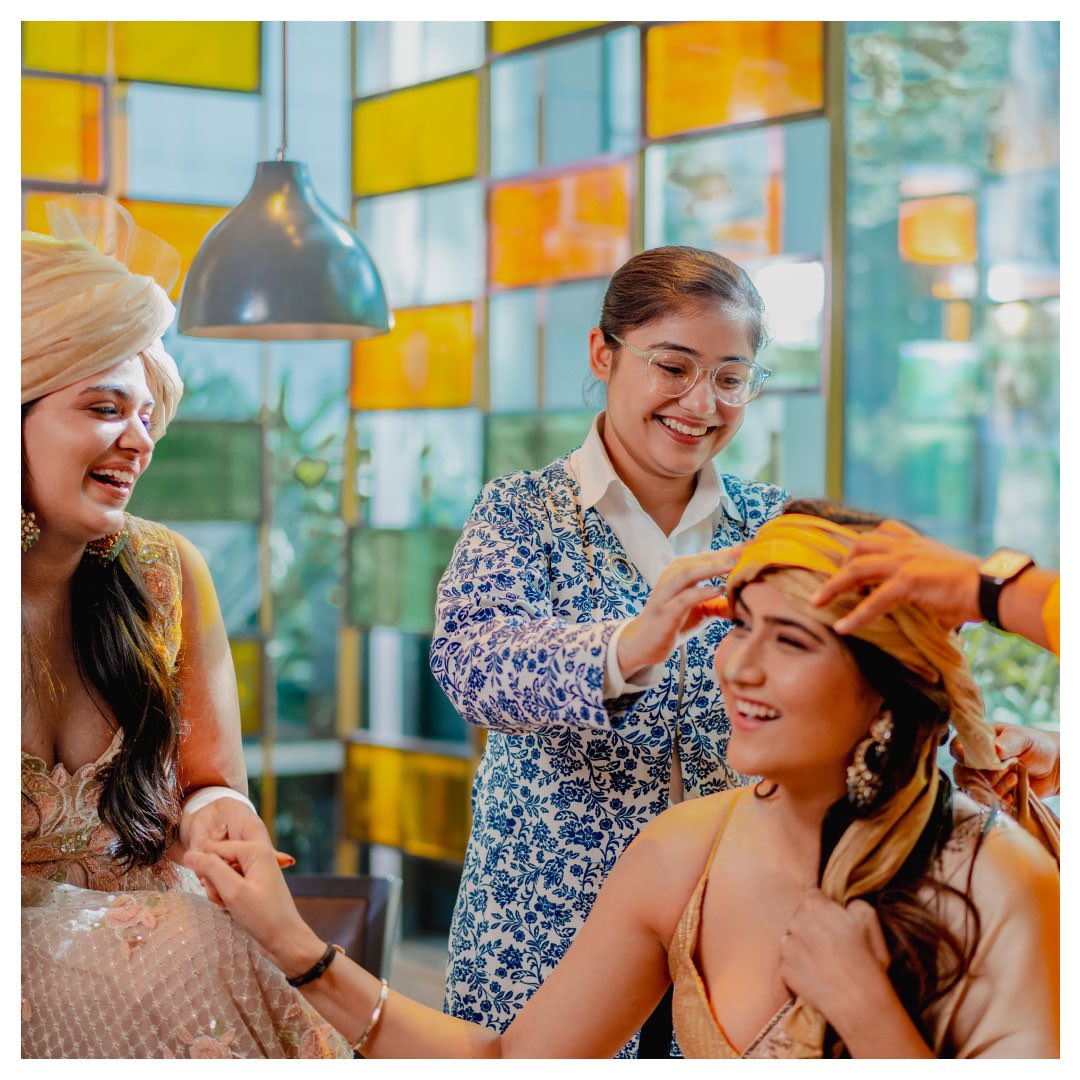 You are sure to have the perfect celebration of your pre wedding rituals at Andaz Delhi. Surrounded by the colourful details of our ambience to match the vibrancy of your smiles and emotions, you will surely have the best of memories of your special day to look back upon.