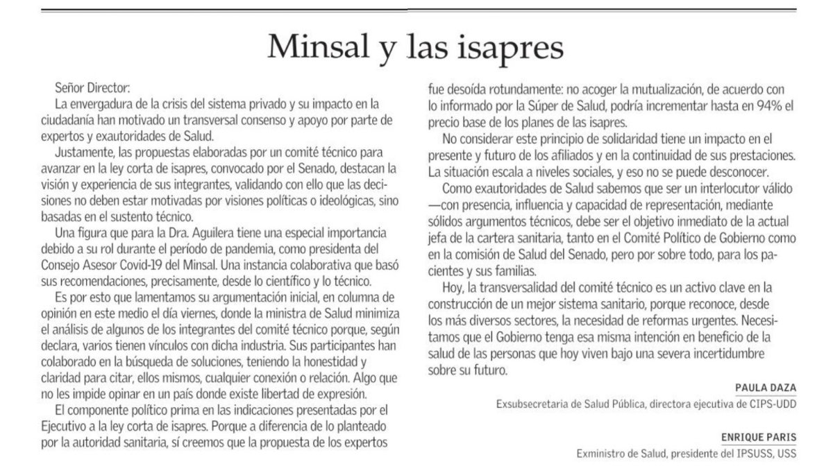 Dr. Enrique Paris M. tweet media