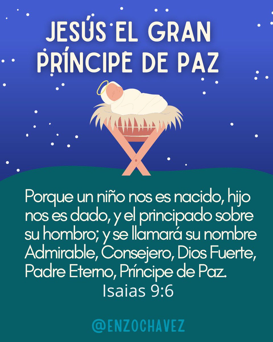 enehg_g's tweet photo. #RxsP Gracias Jesús xq naciste, diste amor, sanidad a este mundo y volveras con poder para hacer juicio y justicia ❤️🙏. 9 Porque 1 niño nos ha nacido...Su nombre: Admirable, Dios fuerte, Padre eterno, Príncipe de paz. Su irá dura poquito + todavía su mano esta extendida ❤️❤️❤️🙏 https://t.co/WhSUkl7aQU