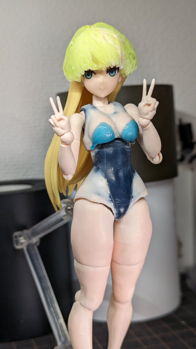 junmiroquai's tweet photo. wip #30MS #バニー #トキ https://t.co/1c9DpcD0qL
