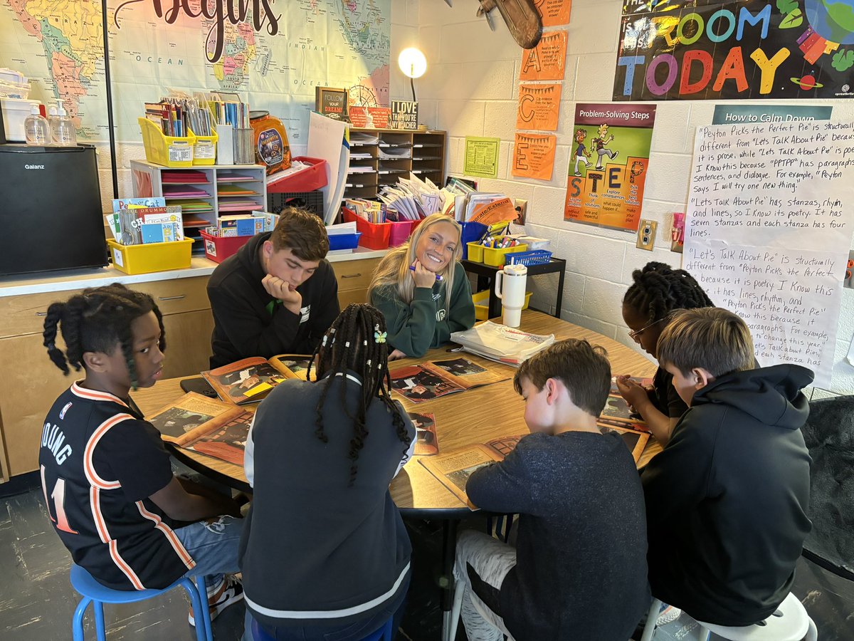 leonard_vickie's tweet photo. We love our shared reading groups. We even had guest helpers from Ola High School to lead some groups this week.
#TRE_HCS
#Titanstrong
#BuildingPowerfulReadersandWritersHCS
#timberridge_HCS
@ELA_HCS https://t.co/rW5p6nB0uy