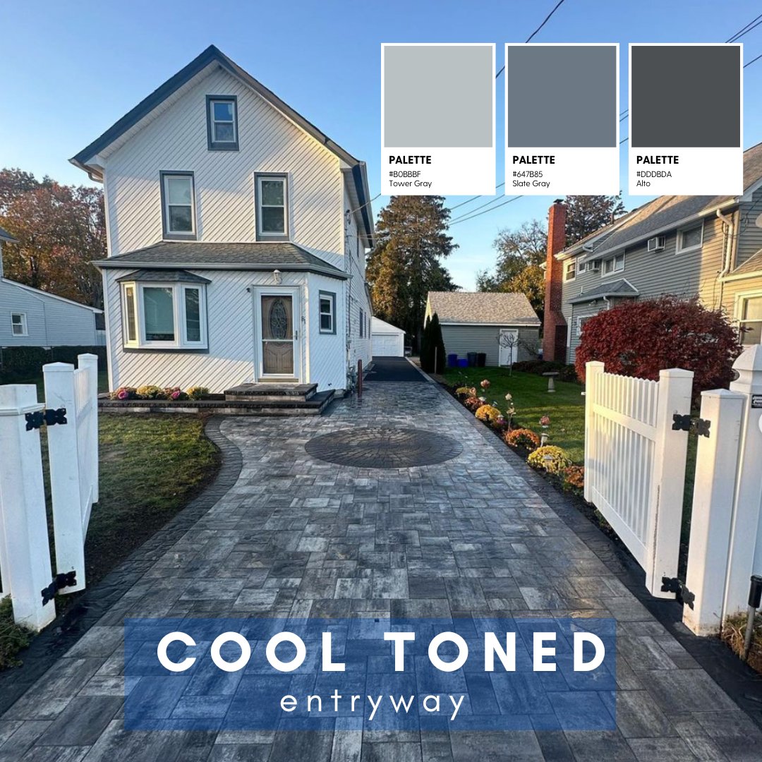 CambridgePavers's tweet photo. Warm vibes or cool tones? Let us know your preference! Comment below with your favorite entryway hues. π₯π #WarmVsCool #HomeStyle @drexler_construction @rjfalconemasonry https://t.co/yeH1t6sRa7