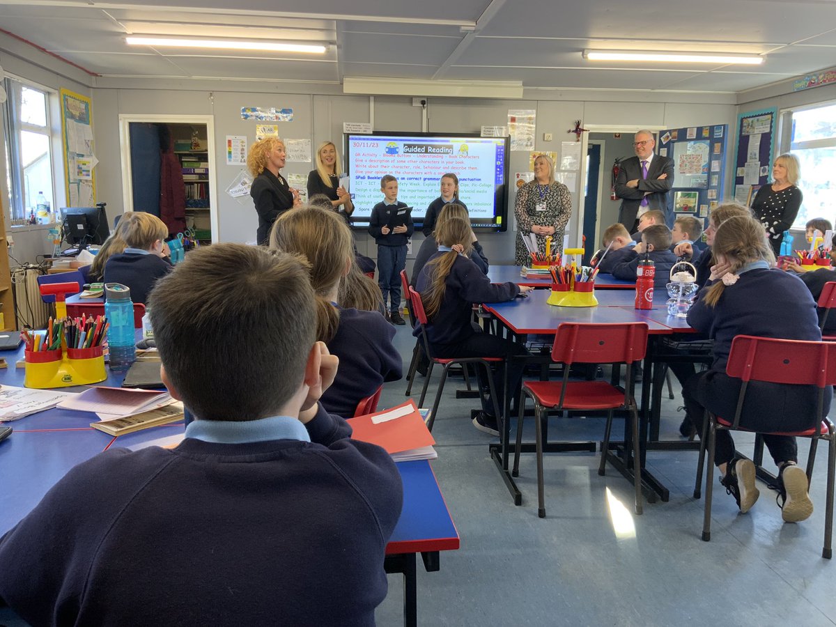 NewRowPS's tweet photo. It was our children who led the visit from Eve Bremner and Michael Keenan from CCMS on Friday as they took tours, performed songs, presented information and answered questions. These boys and girls continue to amaze us every day and we couldn’t be more proud! 🤩
#NRStPfamily🥰 https://t.co/oEm1Y1TZ0t