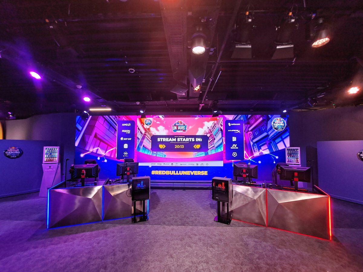 Slayz_ing's tweet photo. 🎮 Come and join us for #REDBULLUNEVERSE 🎮

The Enforcers are about to take over 😈

Show starts NOW !!! https://t.co/ZpvGHTr1DU