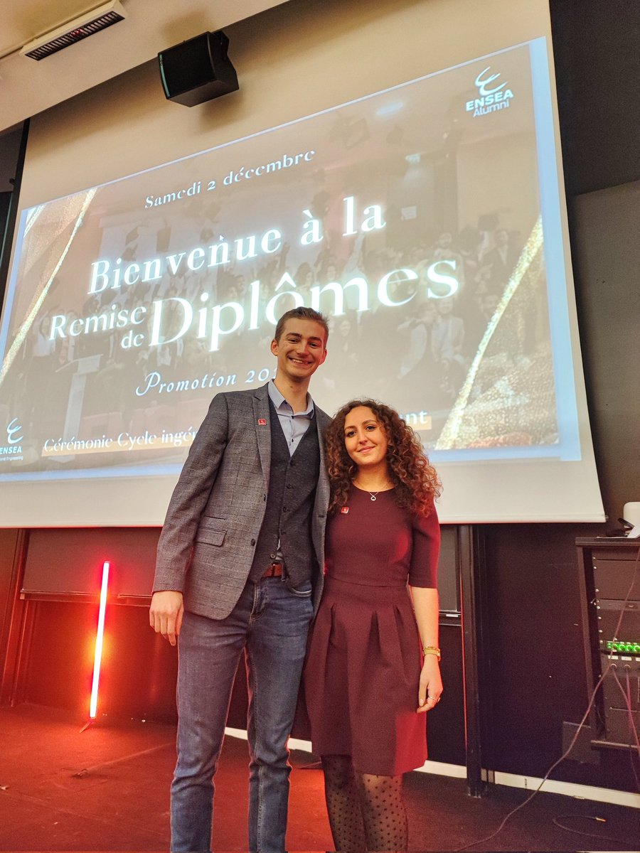 C'est le Jour J : à l'occasion de la Cérémonie de Remise de Diplômes, nous célébrons l'entrée des étudiants de la promotion #ENSEA2023 dans la grande famille <a href="/ENSEAAlumni/">ENSEA Alumni</a> !
