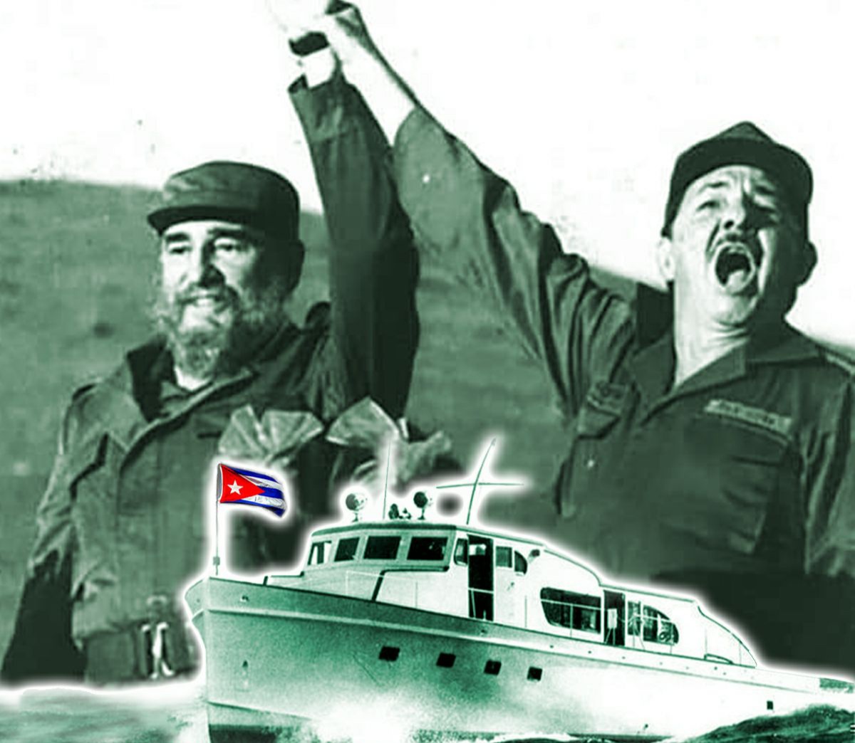 🗣2 de diciembre:  Desembarco del Yate Granma y Día de las FAR. 🇨🇺🇨🇺🇨🇺🇨🇺
Rendimos homenaje a aquellos que hicieron posible un capítulo crucial en la historia cubana y a quienes, siguen de verde olivo manteniendo el espíritu del #PuebloUniformado. 
#FidelPorSiempre