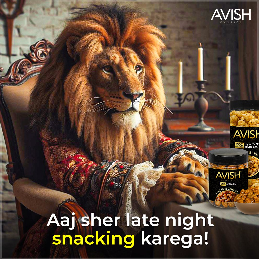 avishexotics's tweet photo. sher ka weekend plan toh sorted hai, aapka kya plan?🦁

#Shermemes #shertrend #meme #trendingmeme #sher #topicalspot #momentmarketing #chocolatealmonds https://t.co/5KYBKuwa2I