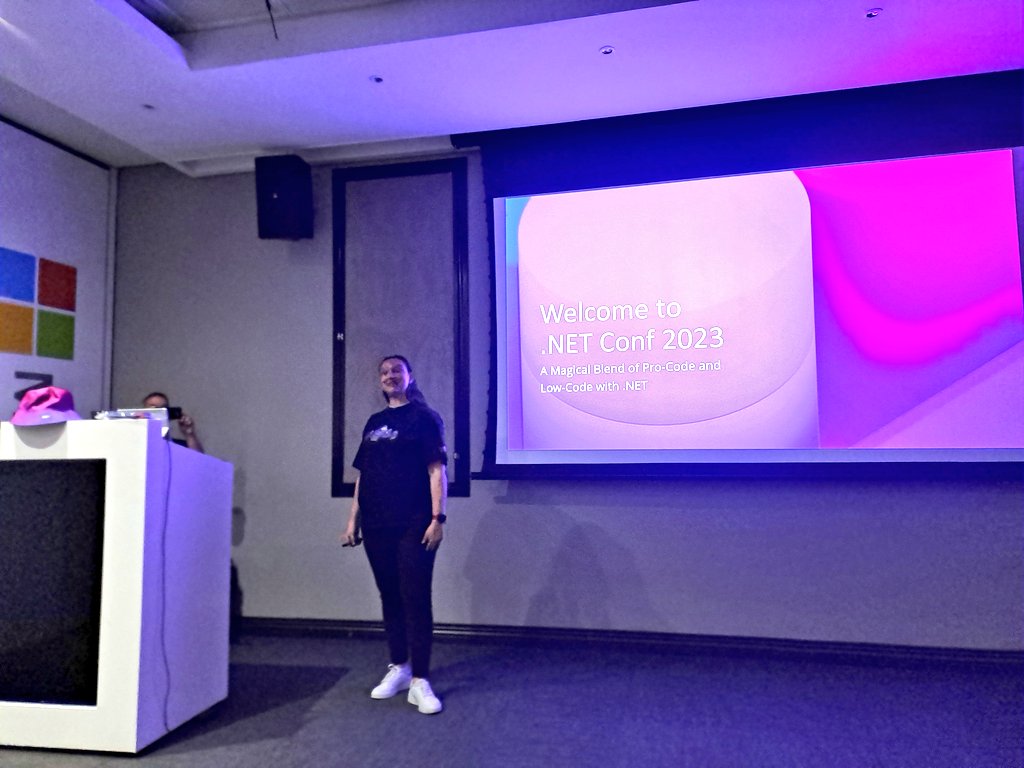 Otsile Earl Kole 🇿🇦 (@otsilekole) on Twitter photo Magical Blend of Pro code and Low Code using .Net
<a href="/dotnetcnf/">.NET Conf #dotNETConf</a> #dotNETConfSA #Johannesburg #dotnet8 #developers #community <a href="/adpead/">Allan Pead 🇿🇦 #mvpbuzz</a> <a href="/ThatTechieGirl/">Roma Gupta</a> <a href="/mattleibow/">Matthew Leibowitz</a> <a href="/henniefrancis/">Hennie Francis</a> <a href="/nielsberglund/">Niels Berglund @nielsb@fosstodon.org</a> <a href="/MikeJohnsonZA/">Michael Johnson</a> <a href="/dustynlightfoot/">Dustyn Lightfoot</a> Magical Blend of Pro code and Low Code using .Net
<a href="/dotnetcnf/">.NET Conf #dotNETConf</a> #dotNETConfSA #Johannesburg #dotnet8 #developers #community <a href="/adpead/">Allan Pead 🇿🇦 #mvpbuzz</a> <a href="/ThatTechieGirl/">Roma Gupta</a> <a href="/mattleibow/">Matthew Leibowitz</a> <a href="/henniefrancis/">Hennie Francis</a> <a href="/nielsberglund/">Niels Berglund @nielsb@fosstodon.org</a> <a href="/MikeJohnsonZA/">Michael Johnson</a> <a href="/dustynlightfoot/">Dustyn Lightfoot</a>