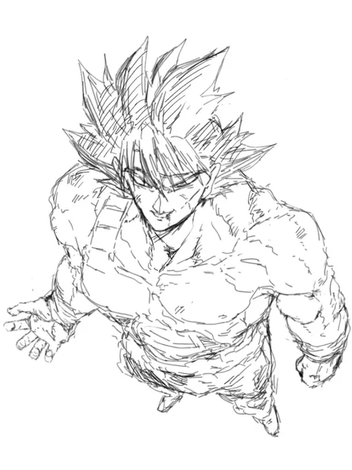 筋肉描いてる時がおそらくいちばんイキイキしてる 