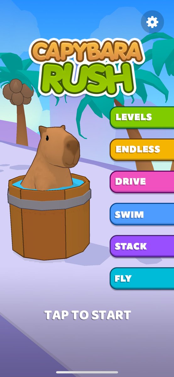 KeeleyBullman's tweet photo. have you played capybara rush yet @Crispy https://t.co/0WAEcqGunY