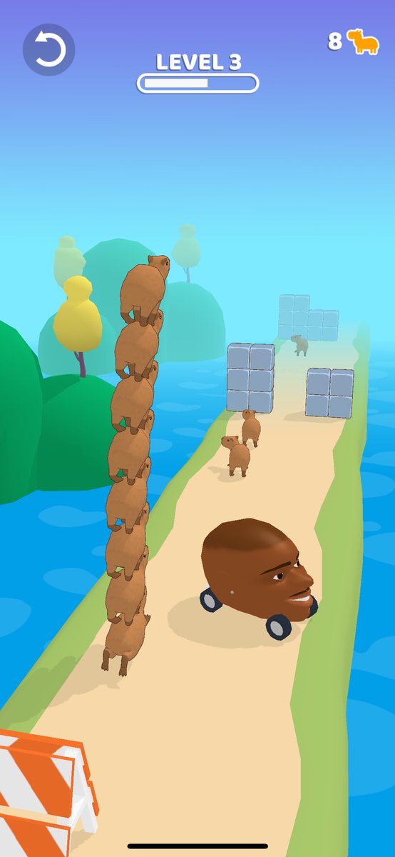KeeleyBullman's tweet photo. have you played capybara rush yet @Crispy https://t.co/0WAEcqGunY