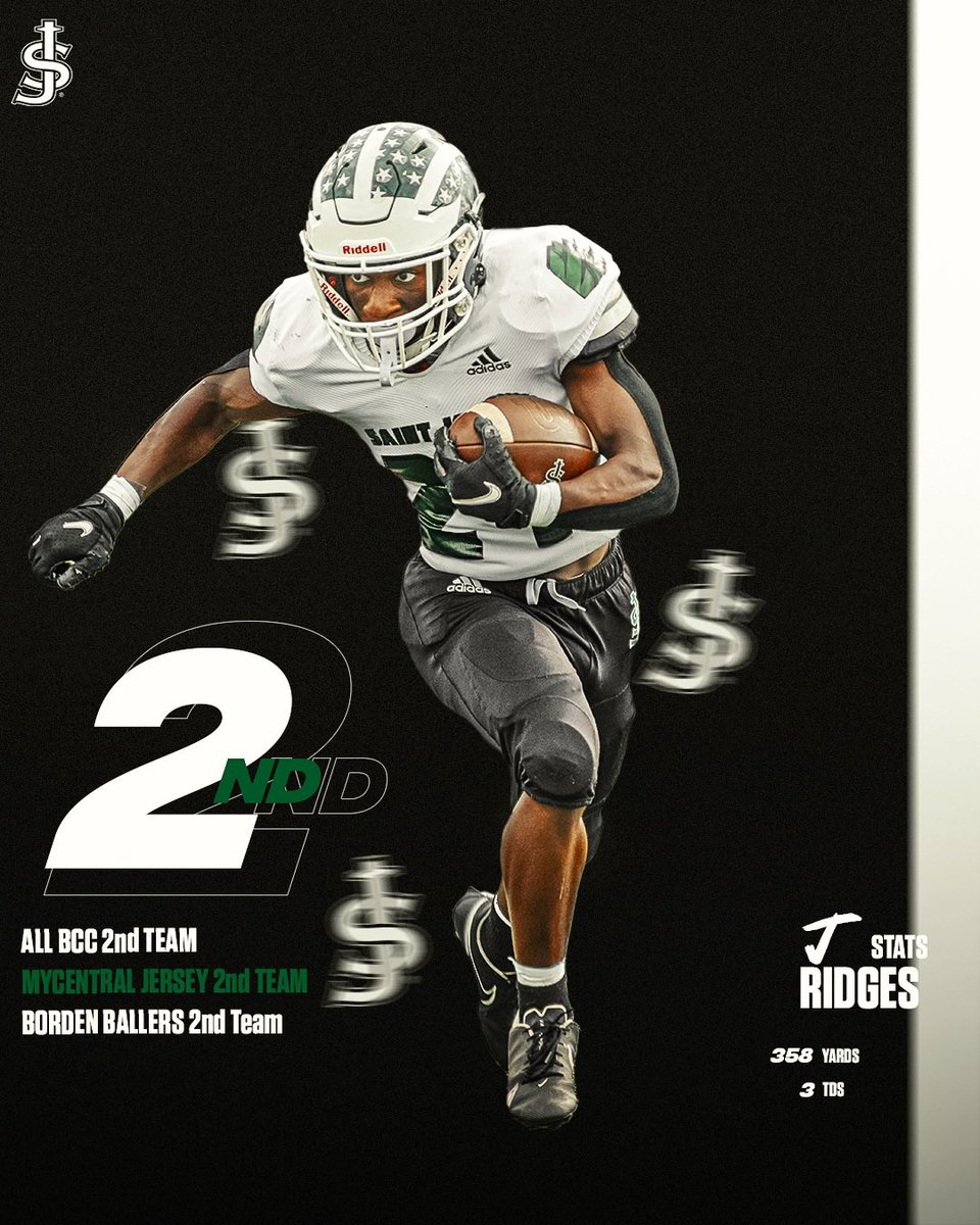 Congrats to one half of the running powers <a href="/JasonRidgesJr/">Jason Ridges Jr</a> rushed for 358 yards with 3TDs,BCC American Gold All Division 2nd team and Borden Ballers honorable mention
