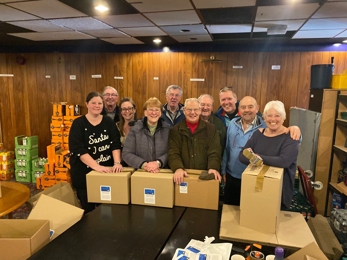 We also delivered our annual Christmas food boxes, collected from members and supporters, across the Wakefield District and distributed via Homestart centres and CAP. Because of limitations on storage and distribution this year we were only able to deliver 630 boxes.