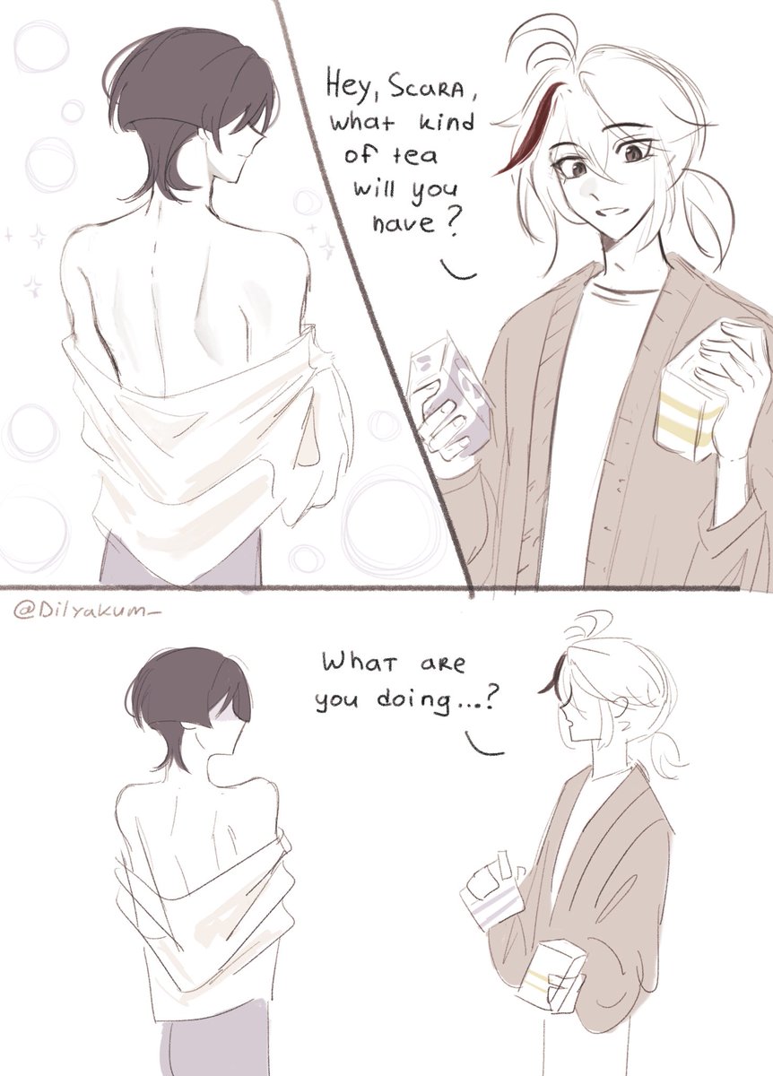 kazuscara (take two🙇🏻‍♀️) Very quick comic!