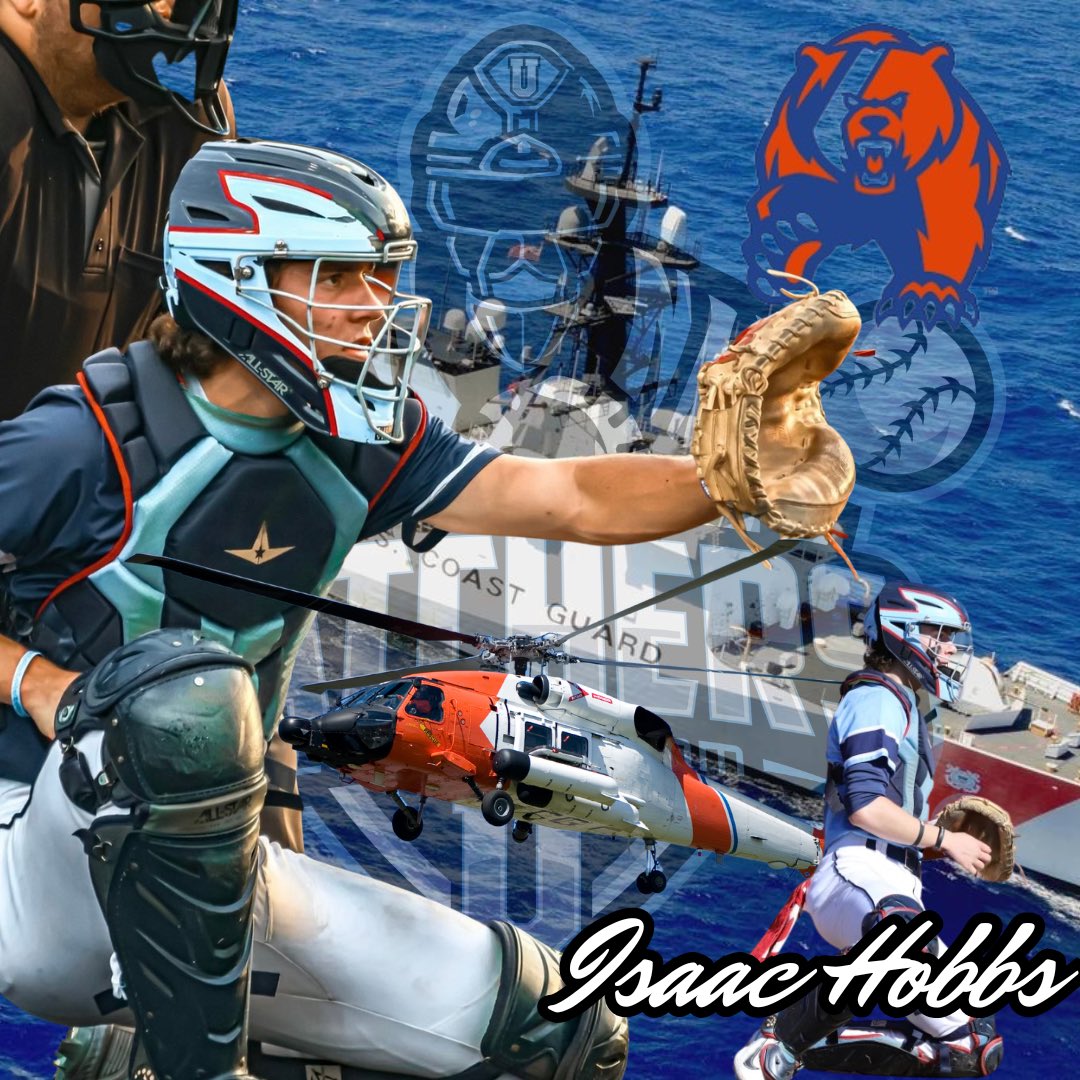 Congratulations to Isaac Hobbs on his Appointment and Commitment to play baseball to the United States Coast Guard Academy! Has been a pleasure watching you grow into one of America’s best and brightest #catchersu #blackhat #collegecommit #coastguard #uscga
