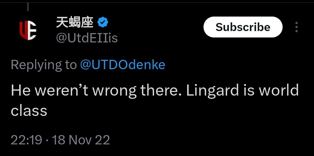 Bloodofolympus's tweet photo. @UtdEIIis There are a lot of people on this app who has the right to ask this question. Unfortunately, you're not one of them https://t.co/7u6qUbcdrQ