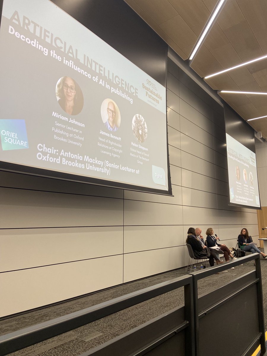 TugceBSyed's tweet image. Interesting panel with conflicting views on the influence of AI in #publishing &amp;amp; why ethical guidelines particularly for creative &amp;amp; authentic content are needed urgently. #AI is not going anywhere &amp;amp; #publishingindustry must learn to manage its perks &amp;amp; pitfalls. #SYPConf2023