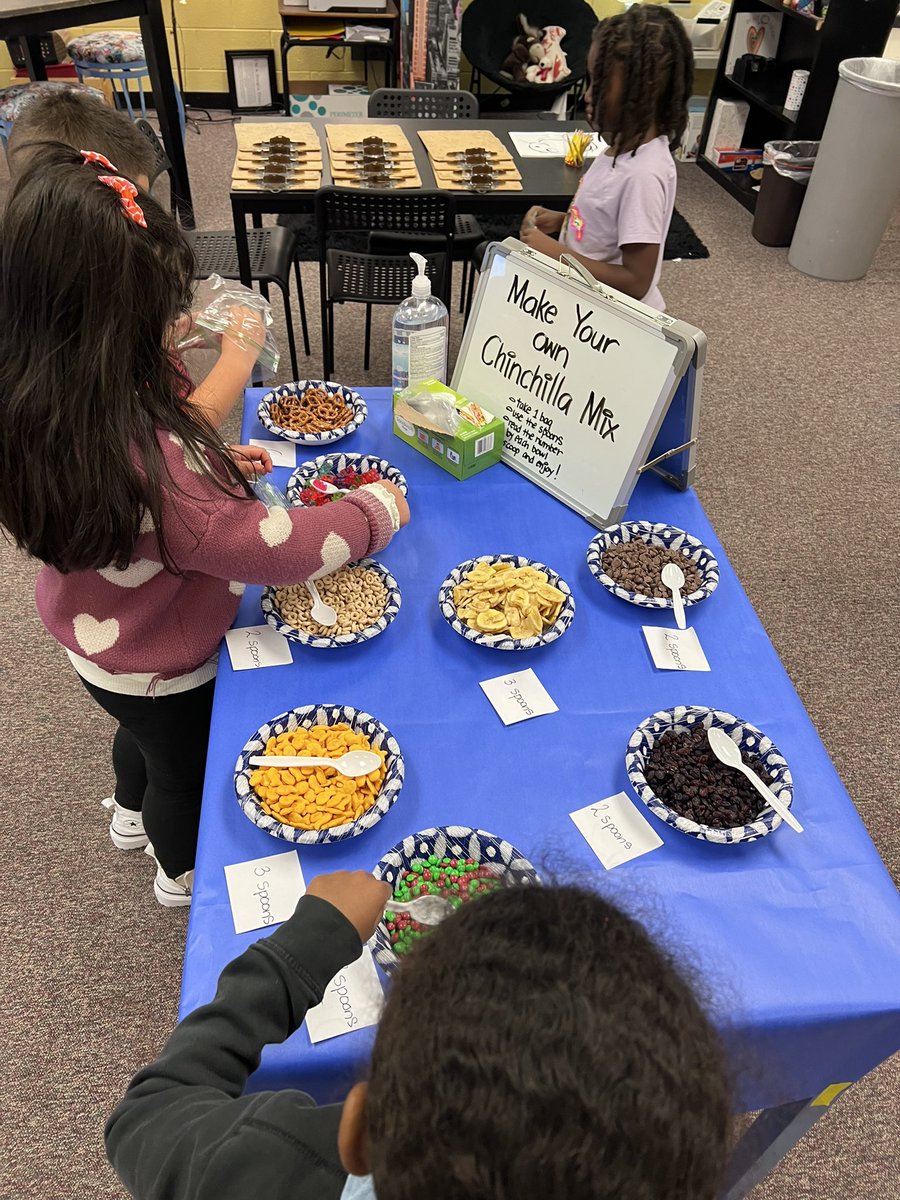 forthekiddoes's tweet photo. Star Kids for the month of November got to make their own (human) chinchilla mix while they chilled out with Einstein, my chinchilla. It was a treat for all to celebrate these cool kids and their ⭐️ behavior! #lovetothinkhere #makeitrelevant https://t.co/8KBXxjY4ol