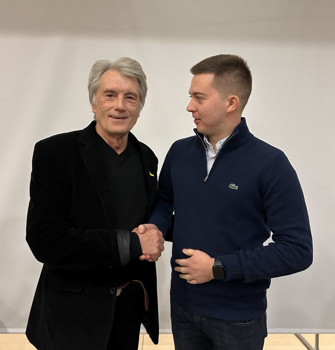 Inspiring meeting with the 3rd President of Ukraine Viktor Yushchenko