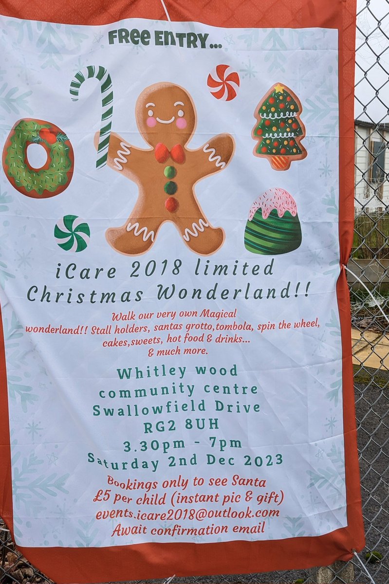 #community notice from RG2 Radio #whitley #rdg #xmas from 3.30pm today Saturday 2nd October
