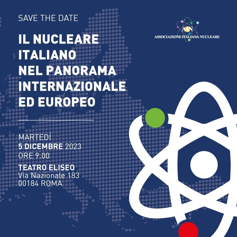 Ancora qualche posto disponibile per partecipare in presenza, ed ora anche le modalità per lo streaming! Tutte le info sul nostro sito associazioneitaliananucleare.it/evento-annuale…