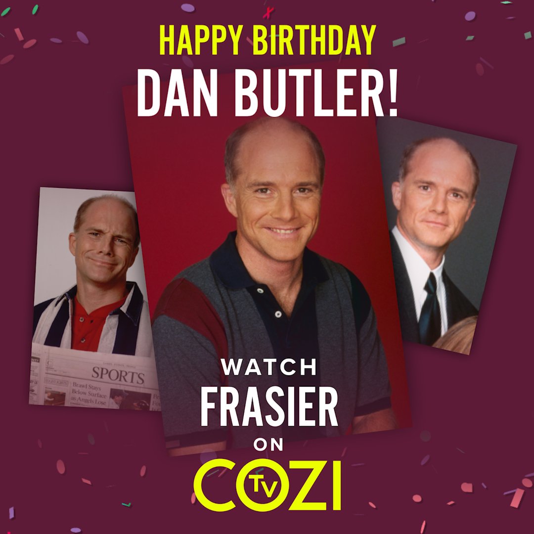 Happy COZI TV Birthday to Dan Butler (aka \, image size:1080x1080