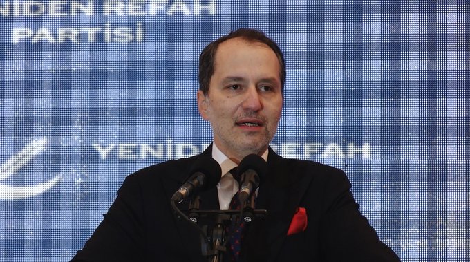 HabberTR's tweet photo. Fatih Erbakan: Mart seçimlerinde yüzde 20’nin üzerinde oyla çıkacağız inşallah. https://t.co/n0GFyiZwdO