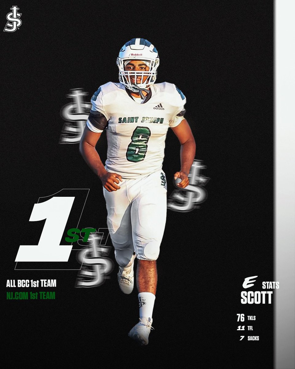 Our defensive anchor,<a href="/elias_scott28/">Elias Scott</a> a very stellar senior season. 76 total tackles,38 solo with 7 sacks earned him BCC American Gold All Division  First Team Borden Ballers Am Middlesex Second team!