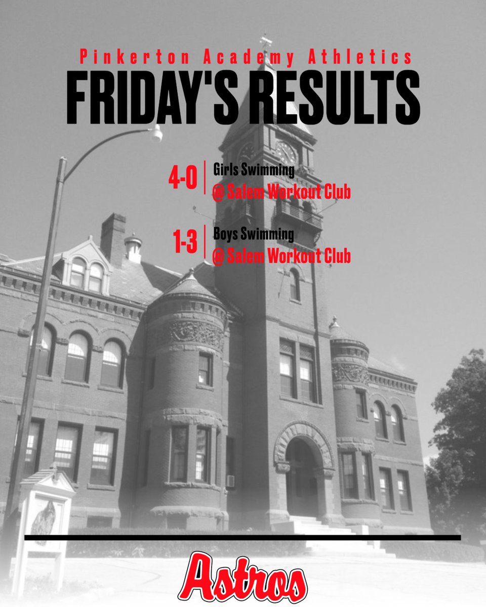 The first results of the year are in! The Astros swimmers had a strong performance last night at the Workout Club in Salem.

#GoAstros